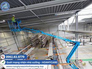 Vệ sinh nhà xưởng sau xây dựng