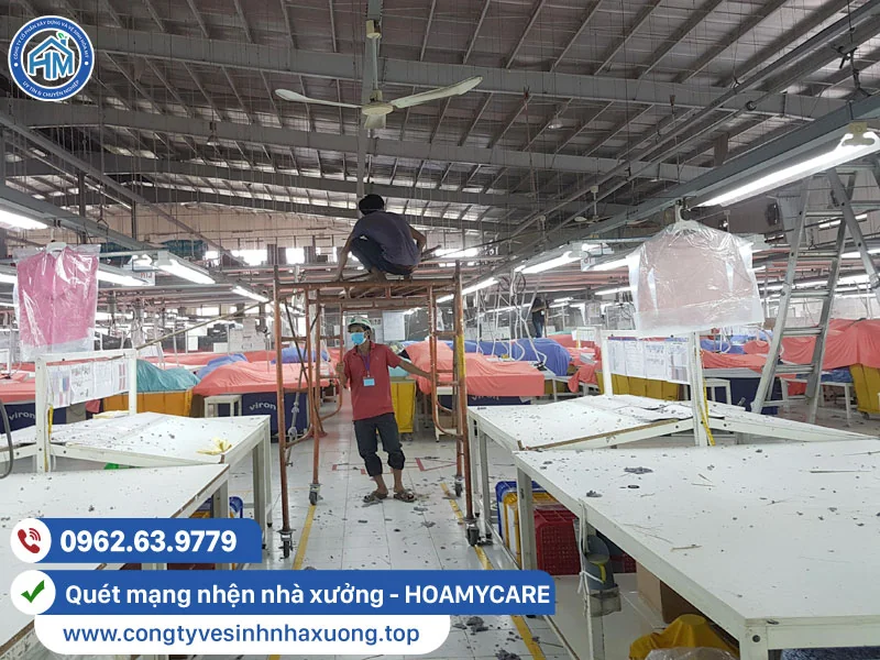 Vệ sinh nhà xưởng tại Hà Nội