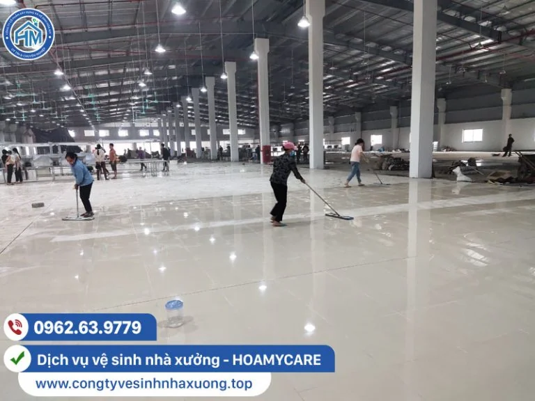 Vệ sinh nhà xưởng, nhà kho thường xuyên