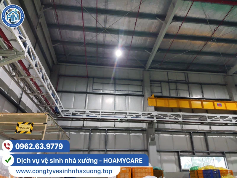 Cách vệ sinh trần nhà xưởng