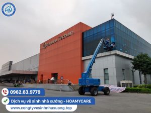 Bảng báo gá dịch vụ vệ sinh nhà xưởng HOAMYCARE