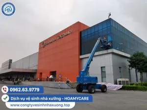 Bảng báo gá dịch vụ vệ sinh nhà xưởng HOAMYCARE