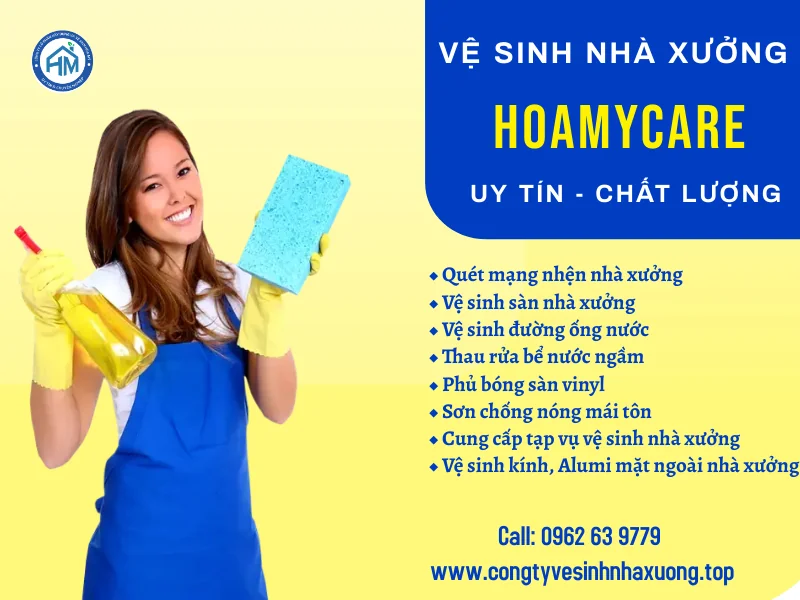Banner vệ sinh nhà xưởng HOAMYCAER