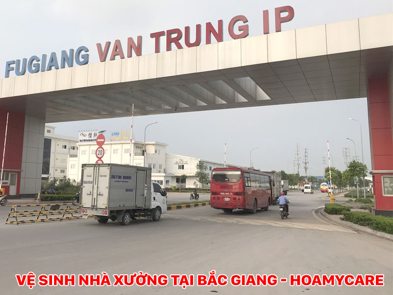 Dịch vụ vệ sinh nhà xưởng tại Bắc Giang