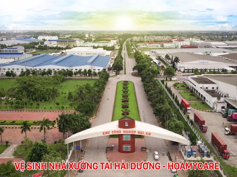 Vệ sinh nhà xưởng tại Hải Dương - HOAMYCARE