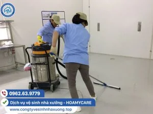Phủ bóng sàn epoxy