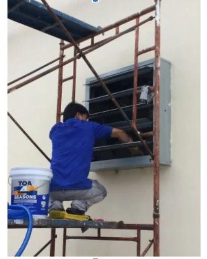 Dịch vụ vệ sinh quạt thông gió công nghiệp