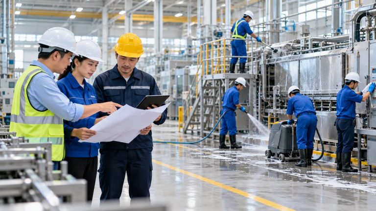 Kế hoạch vệ sinh nhà xưởng khi dừng máy