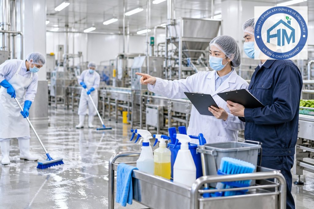 Vệ sinh nhà xưởng sản xuất thực phẩm cần lưu ý gì?
