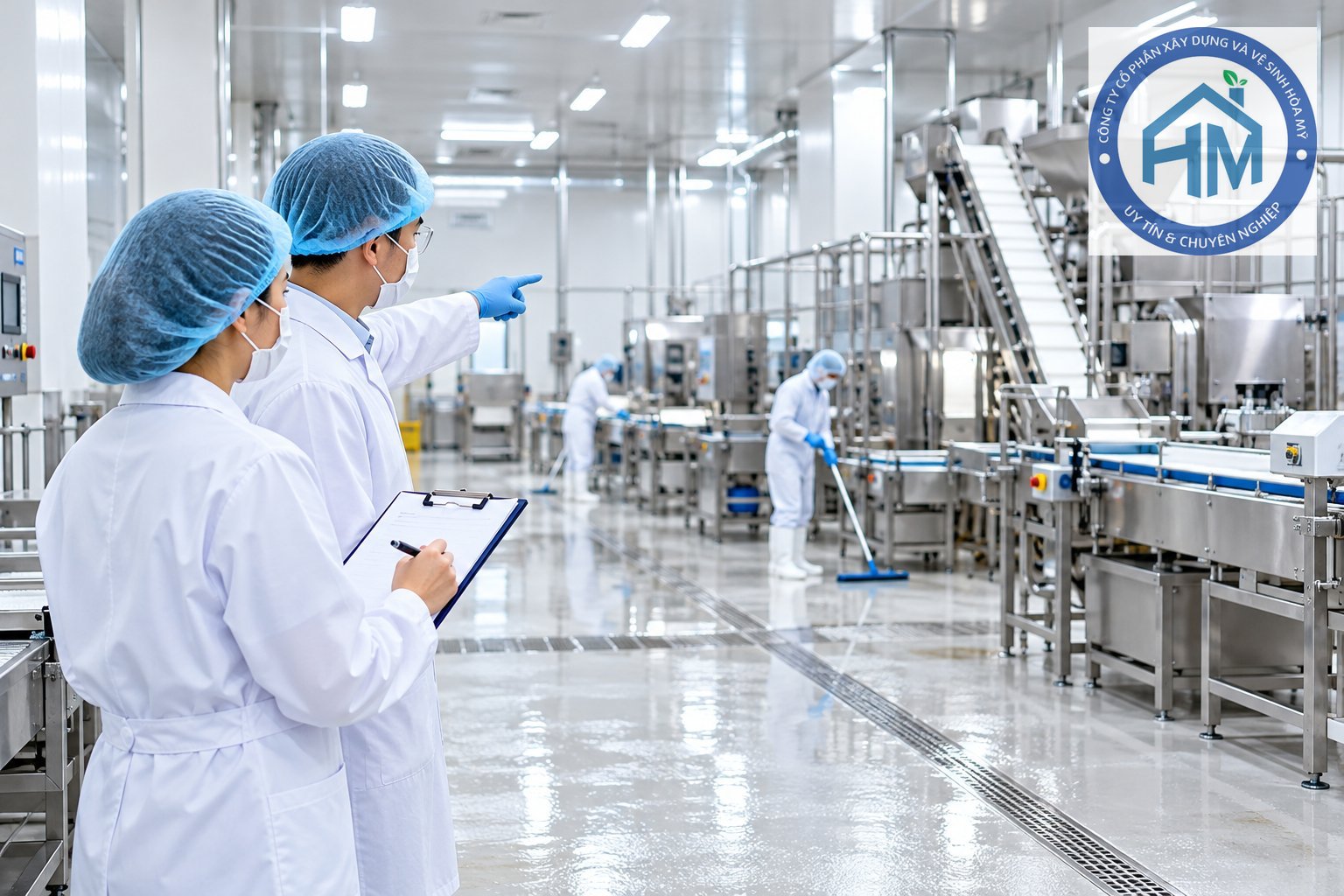 Ảnh minh hoạ: Vệ sinh nhà xưởng sản xuất thực phẩm cần lưu ý gì?