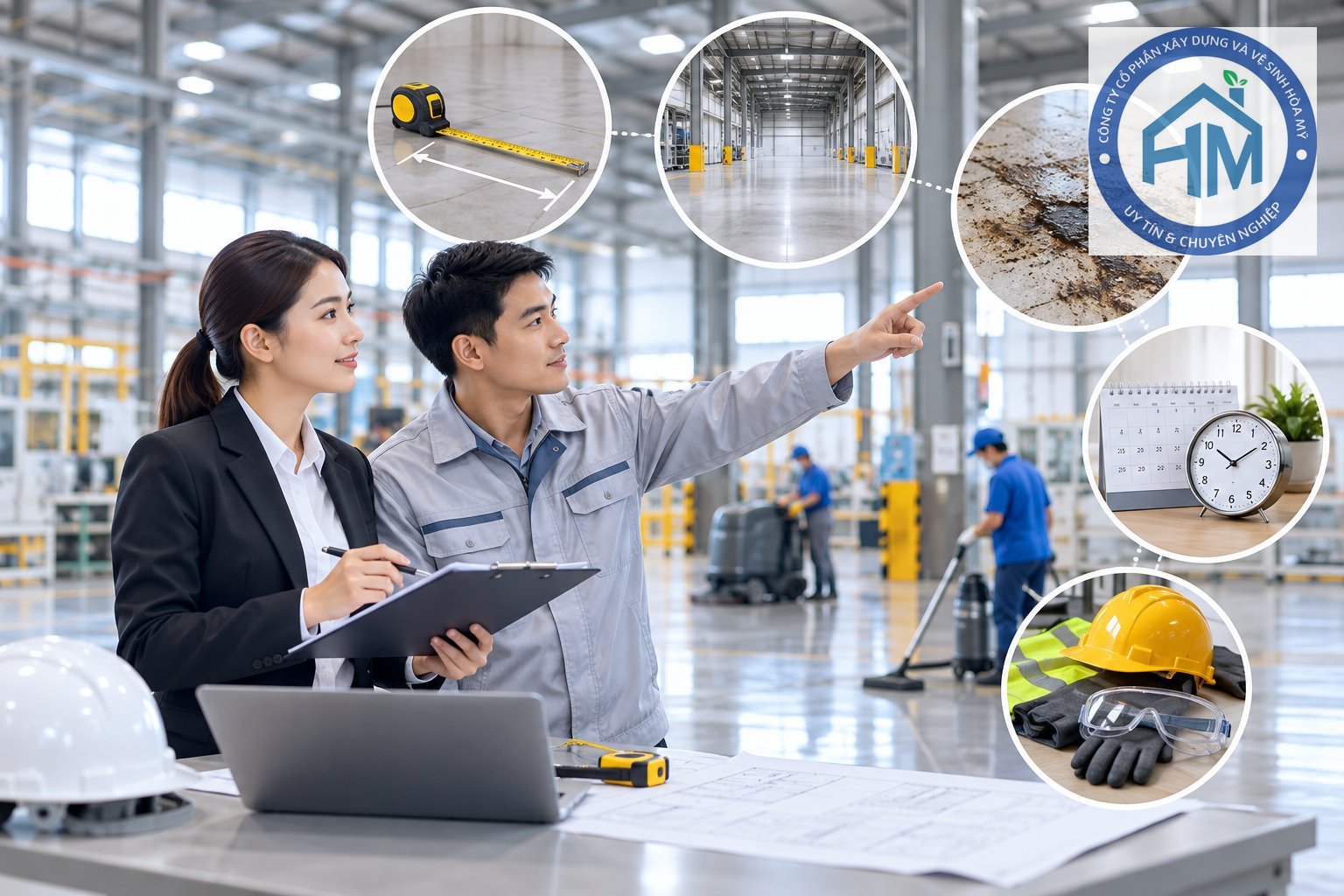 Ảnh minh hoạ: Hồ sơ thuê dịch vụ vệ sinh nhà xưởng cần chuẩn bị gì?