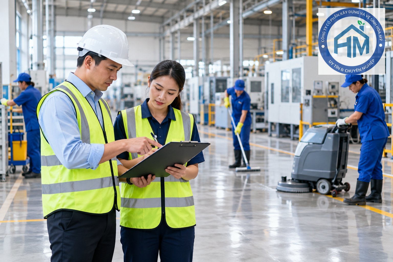 Ảnh minh hoạ: Cách lập lịch vệ sinh nhà xưởng định kỳ phù hợp