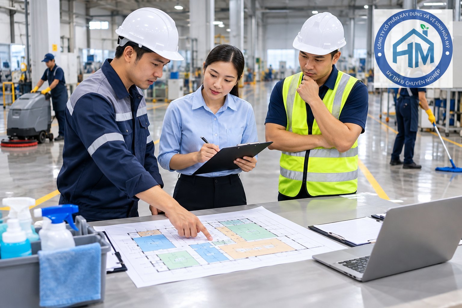 Ảnh minh hoạ: Cách lập lịch vệ sinh nhà xưởng định kỳ phù hợp