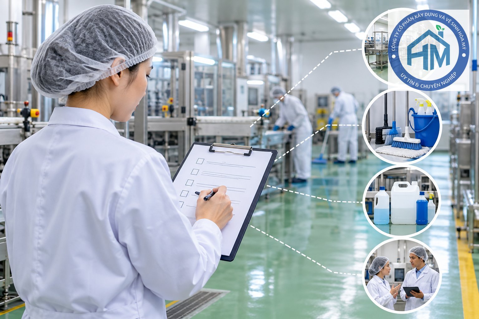 Ảnh minh hoạ: Vệ sinh nhà xưởng sản xuất thực phẩm cần lưu ý gì?