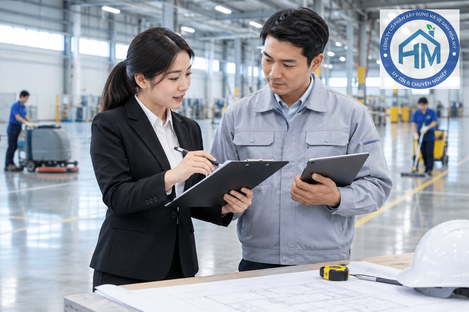 Ảnh minh hoạ: Hồ sơ thuê dịch vụ vệ sinh nhà xưởng cần chuẩn bị gì?