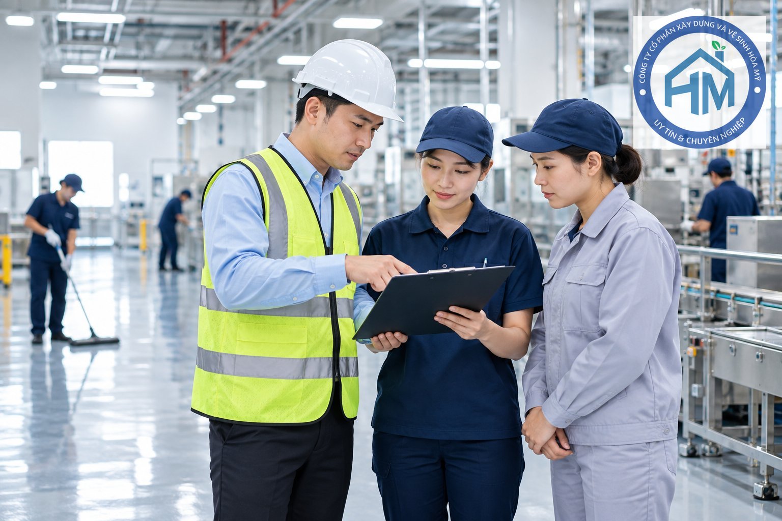 Ảnh minh hoạ: Checklist nghiệm thu vệ sinh nhà xưởng theo từng khu vực