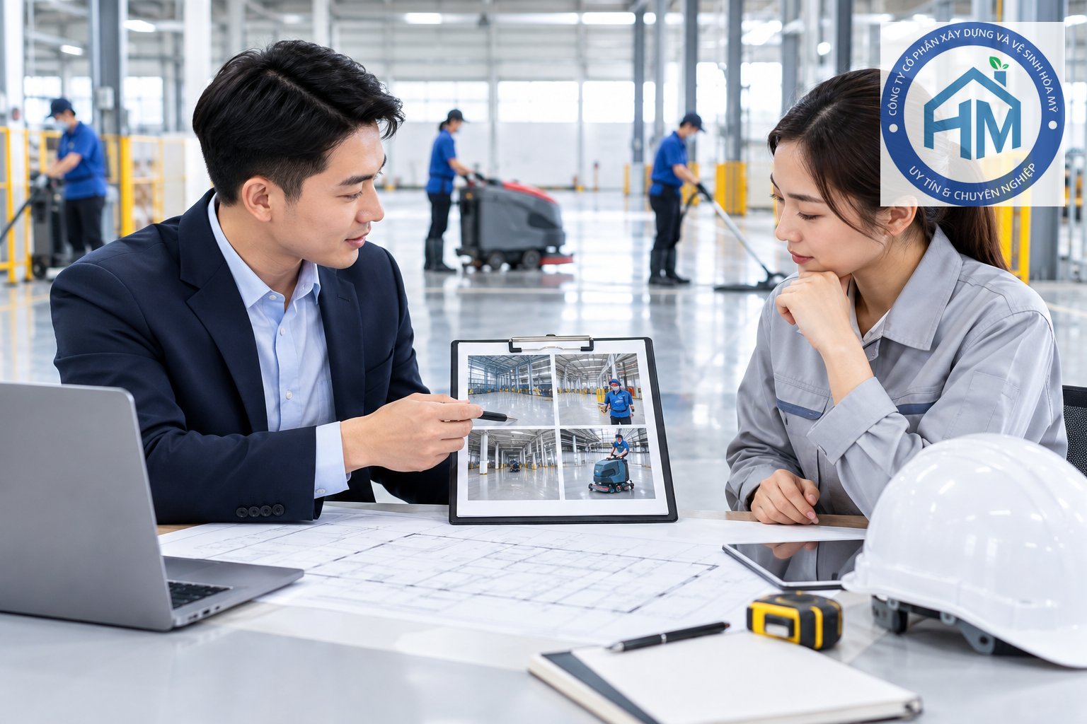 Ảnh minh hoạ: Hồ sơ thuê dịch vụ vệ sinh nhà xưởng cần chuẩn bị gì?