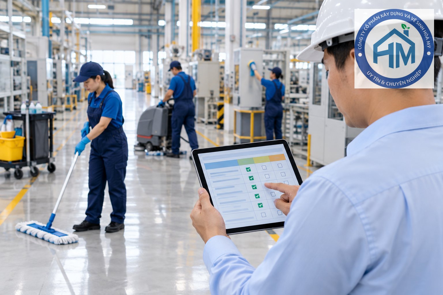 Ảnh minh hoạ: Cách lập lịch vệ sinh nhà xưởng định kỳ phù hợp