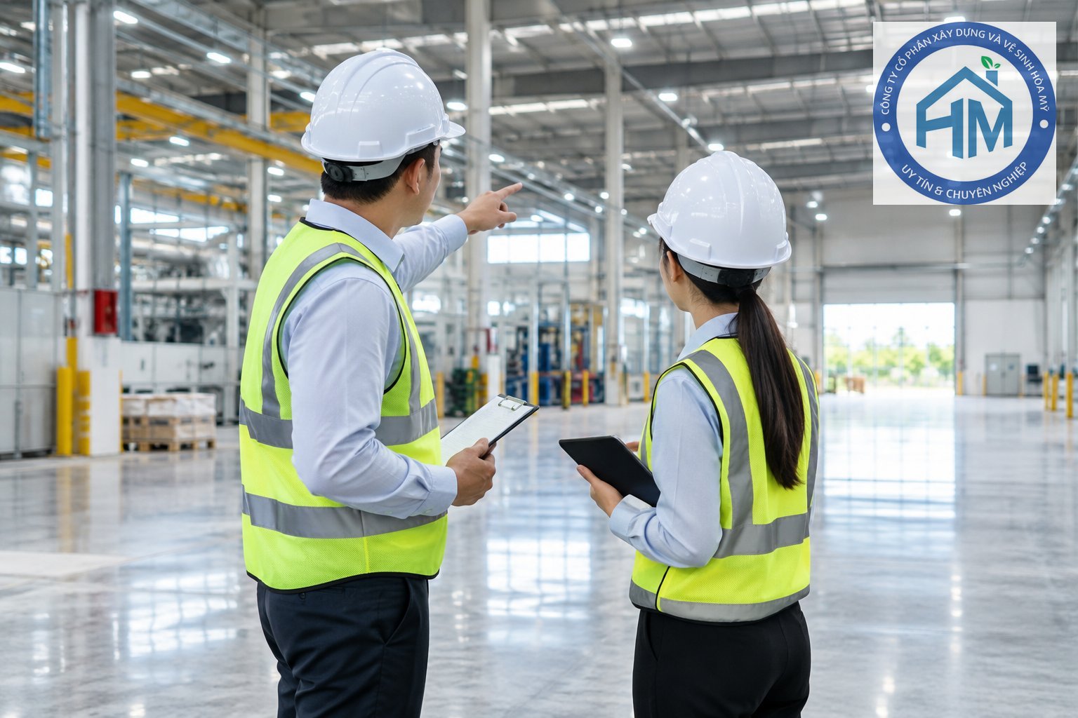 Ảnh minh hoạ: Cách tính giá vệ sinh nhà xưởng theo mét vuông