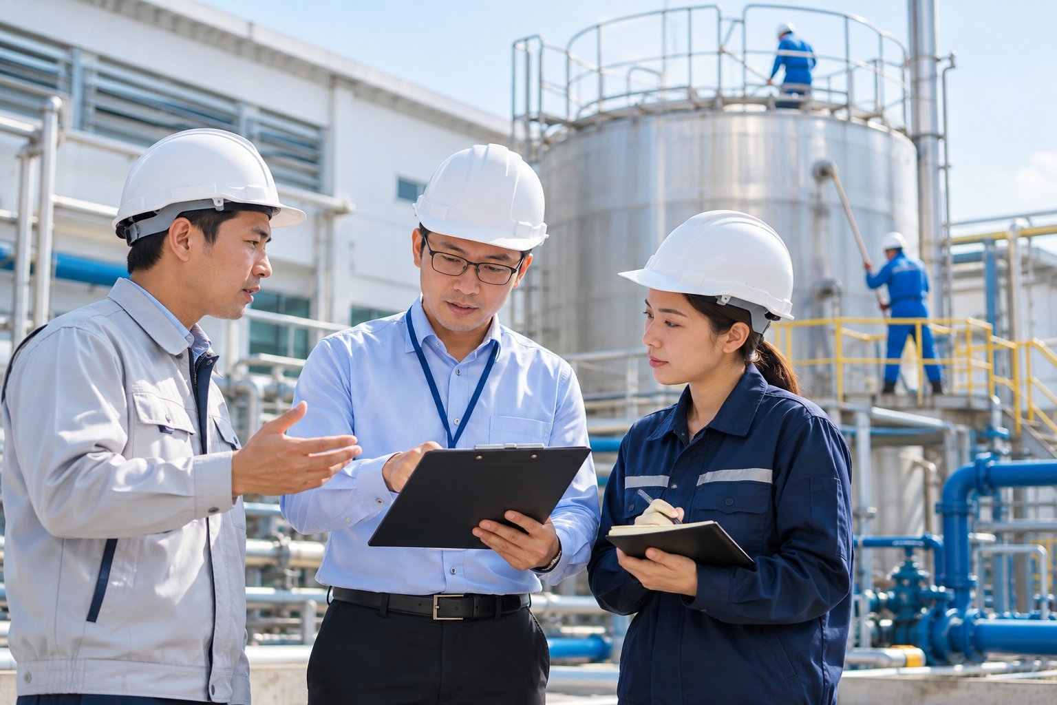 Ảnh minh hoạ: Thời điểm thau rửa bể nước nhà máy: cách chọn lịch